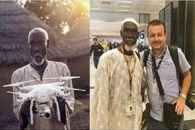 Berkat Drone yang Jatuh, Pria Miskin Asal Ghana Ini Berhasil Naik Haji