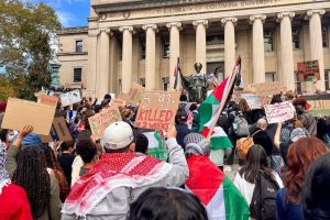 Suara Dukungan untuk Palestina di Kampus Columbia University