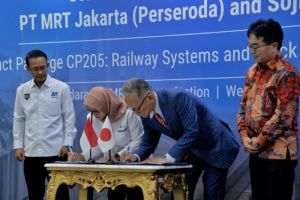 MRT Jakarta Teken Kontrak dengan Perusahaan Jepang