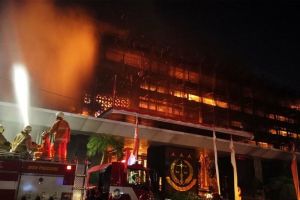Gedung LBH Jakarta Kebakaran