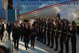 Presiden Jokowi dan Rombongan Akhirnya Tiba di Ankara