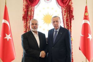 Erdogan Bertemu dengan Pemimpin Hamas di Turki
