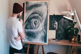 Bermodalkan Pensil, Seniman Ini Ciptakan Gambar yang Tak Kalah dengan Foto