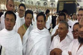 Amien dan Prabowo bertemu Saat Umroh di Makkah, Didoakan bawa Berkah