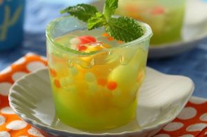 Minuman Segar Cup Jeli Melon