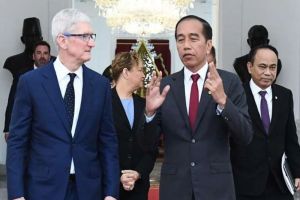 CEO Apple, Tim Cook, dan Presiden Jokowi Jumpai untuk Bahas Investasi di Indonesia