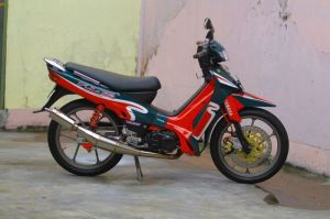 Motor Bebek Yamaha 2-Tak Jadul Keren dan Terlihat Estetik