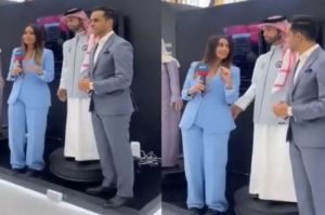 Robot Pria Pertama Arab Sentuh Pantat Jurnalis Perempuan