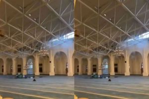Atap Masjid Universitas Raja Fahd di Arab Saudi Roboh Gegara Hujan Deras