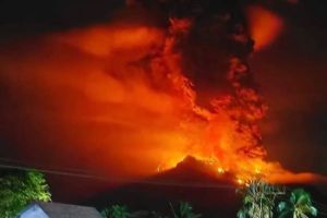 Gunung Ruang di Sulawesi Utara Meletus, Ratusan Warga Dievakuasi