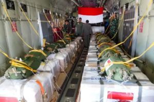 Bantuan RI untuk Gaza Berhasil Diterjunkan oleh TNI AU