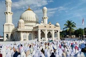Ribuan Warga Aceh Sholat Idulfitri Hari Ini, 8 April 2024