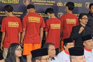 4 Tersangka Penggerudukan Ibadah Doa Rosario di Tangerang Selatan