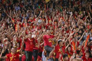 Suporter Sepakbola Vietnam