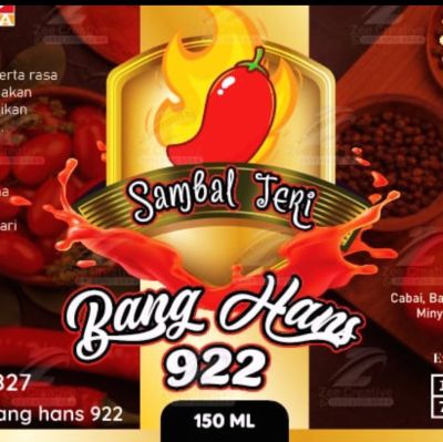 Sambal teri bang hans 922