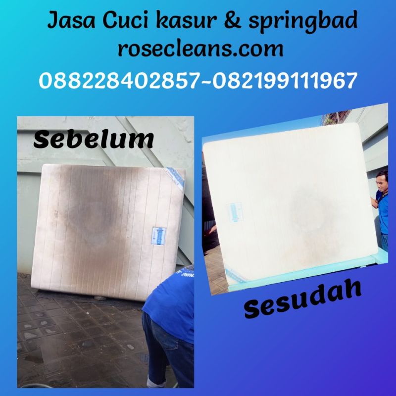 ROSECLEANS Jasa cuci kasur sofa karpet jok mobil sedot tungau & Bersih Bersih Rumah